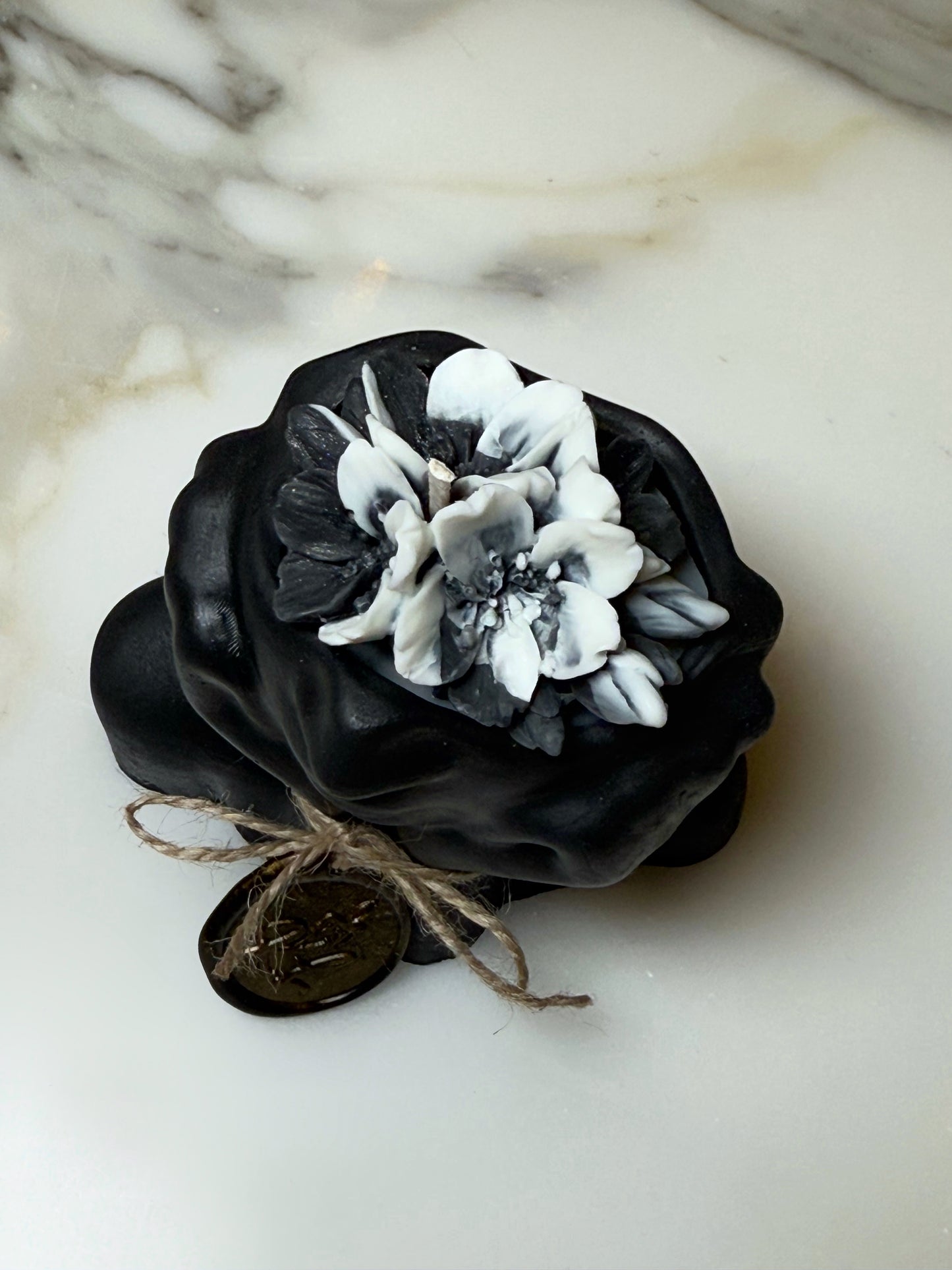 Lady Candle with Concrete Trinket Tray